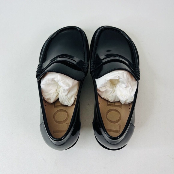 Loewe Black Patent Leather Loafers - Picture 6 of 14